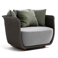 Woven Patio Lounge Set Built to Elevate Outdoor Living, All-Weather Wicker, Powder-Coated Aluminum, 5-Piece